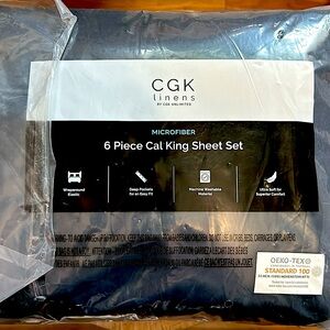 6 Piece Cal King Sheet Set